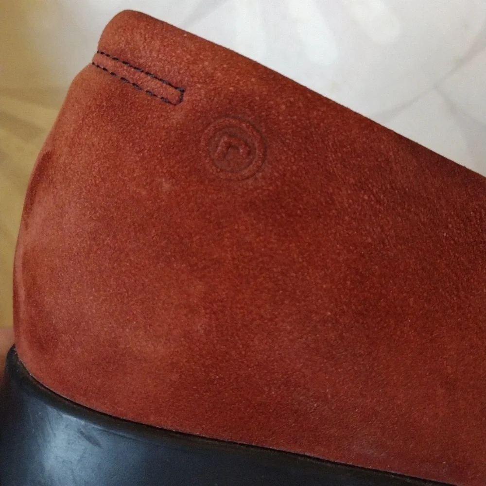Rockport sienna Brown suede loafers